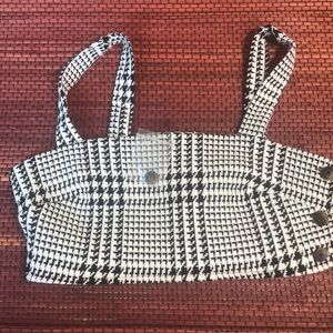 NWOT- Free people 3 buttoned cropped top